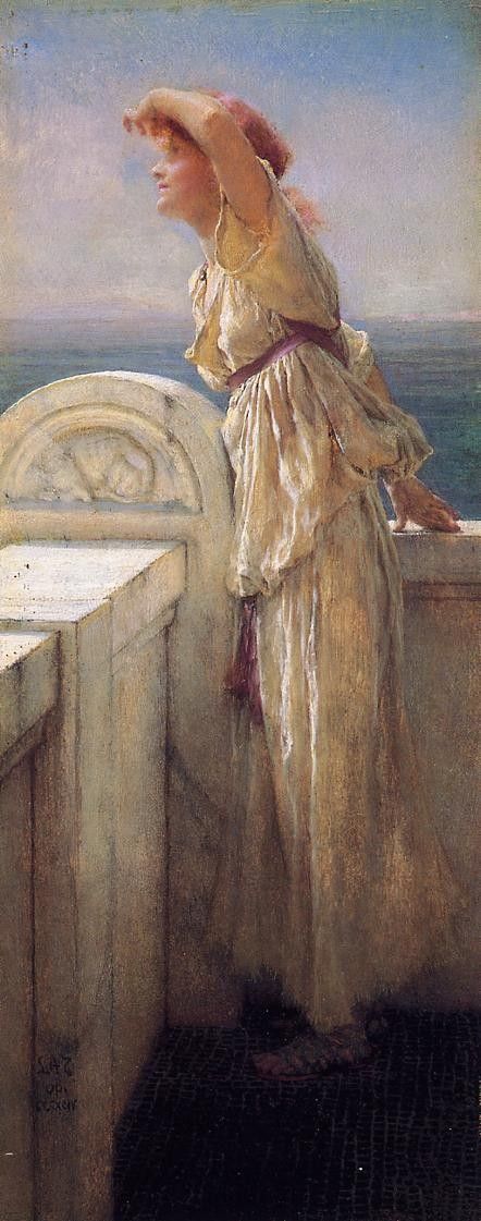 Sir Lawrence Alma-Tadema Hopeful 1909